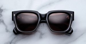 JMM Enzo Willow Luxussonnenbrille in Schwarz und braunen Gläsern in limitierter Auflage