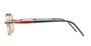 Kuboraum P6 CHP Sonnenbrille in Champagne - handgefertigte Luxusbrille