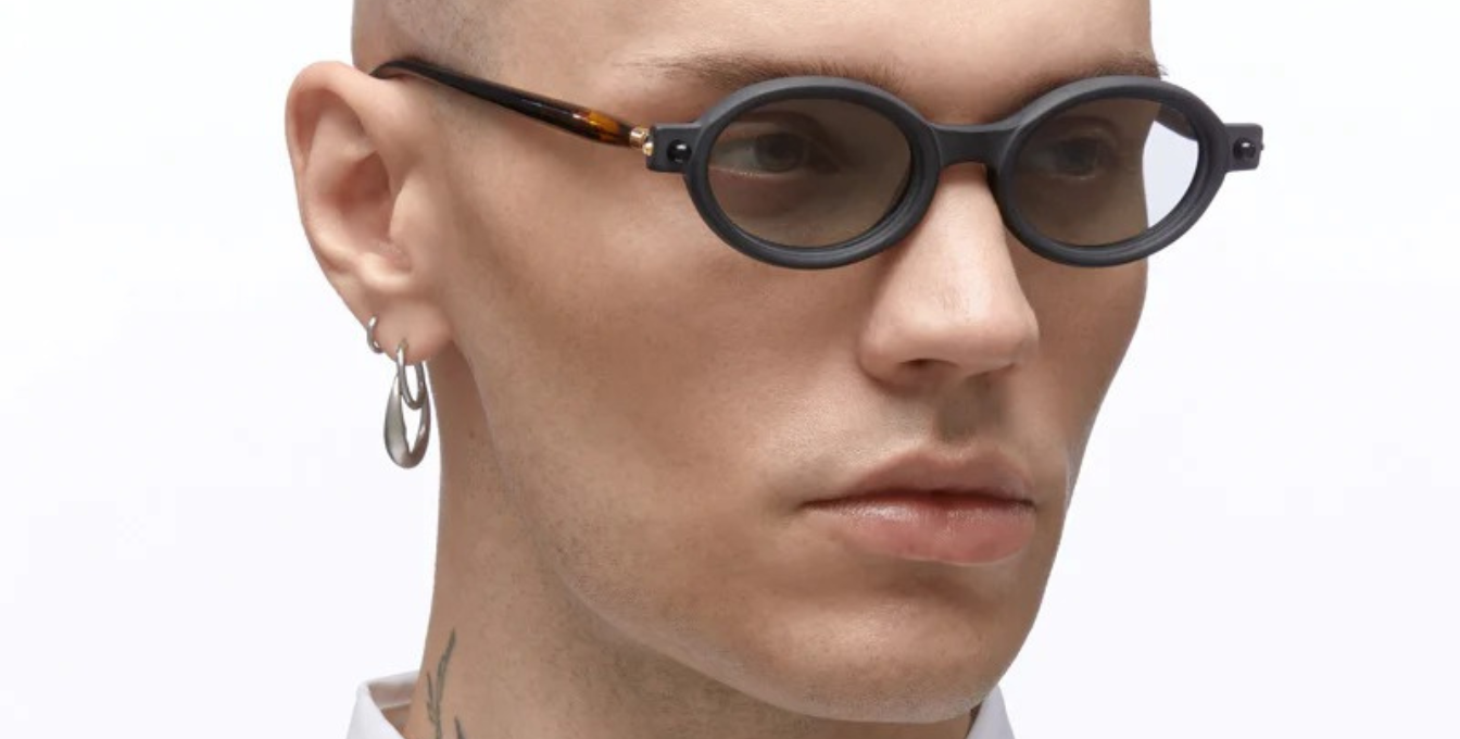 Kuboraum P6 BMH Sonnenbrille in Black Matt - handgefertigte Luxusbrille