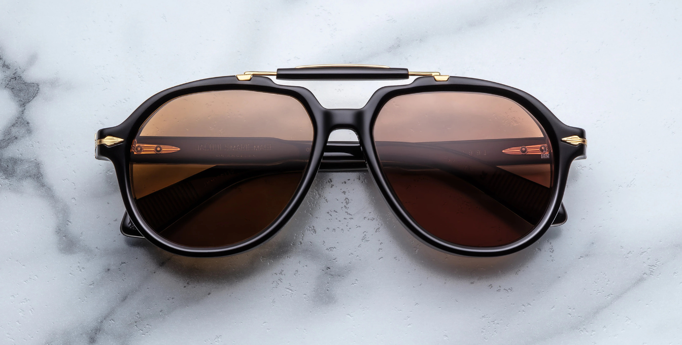 Jacques Marie Mage 1991 Eclipse 2 Sonnenbrille in Schwarz- limitierte, handgefertigte Luxusbrille