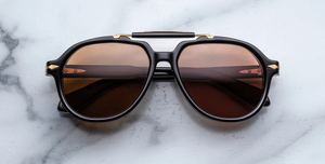 Jacques Marie Mage 1991 Eclipse 2 Sonnenbrille in Schwarz- limitierte, handgefertigte Luxusbrille