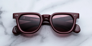 JMM Vendome EPOXY II Cassis - Luxussonnenbrille in Bordeaux und roten Gläsern in limitierter Auflage