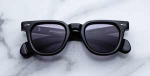 JMM Vendome EPOXY II Fumée - Luxussonnenbrille in Schwarz und lila Gläsern in limitierter Auflage