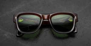 Jacques Marie Mage Last Frontier Conrad Sonnenbrille in Braun - limitierte, handgefertigte Luxusbrille