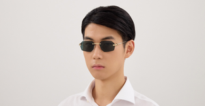 Cartier CT0616S | 003 Rahmenlose Luxus-Sonnebrille in Gold mit grünen Gläsern
