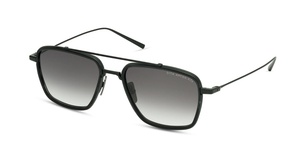 DITA Artoa.57x | Matte Black - Ink Swirl Luxussonnebrille A-03 in Schwarz mit grauen Gläsern