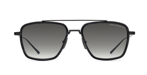 DITA Artoa.57x | Matte Black - Ink Swirl Luxussonnebrille A-03 in Schwarz mit grauen Gläsern