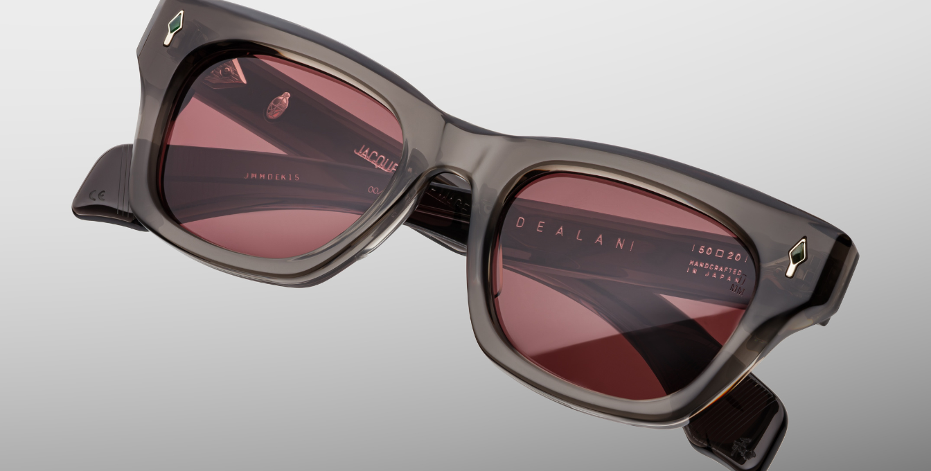 Jacques Marie Mage Dealan Mauvais Sang Sonnenbrille in Grau - limitierte, handgefertigte Luxusbrille