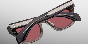 Jacques Marie Mage Dealan Mauvais Sang Sonnenbrille in Grau - limitierte, handgefertigte Luxusbrille