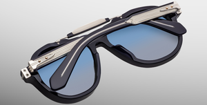 Jacques Marie Mage 1991 Regal Sonnenbrille in Schwarz- limitierte, handgefertigte Luxusbrille