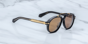 Jacques Marie Mage 1991 Eclipse 2 Sonnenbrille in Schwarz- limitierte, handgefertigte Luxusbrille