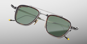 Jacques Marie Mage 1992 Antique Silver Sonnenbrille in Silber - limitierte, handgefertigte Luxusbrille