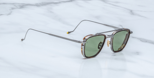 Jacques Marie Mage 1992 Antique Silver Sonnenbrille in Silber - limitierte, handgefertigte Luxusbrille