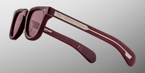 JMM Vendome EPOXY II Cassis - Luxussonnenbrille in Bordeaux und roten Gläsern in limitierter Auflage