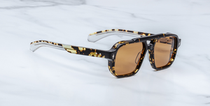Jacques Marie Mage Evans Tokyo - Luxussonnenbrille in Havanna mit braunen Gläsern, handgefertigt in Japan