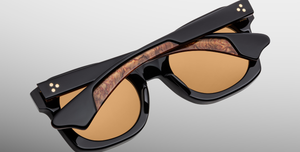 Jacques Marie Mage Elmyr Walnut Sonnenbrille in Braun - limitierte, handgefertigte Luxusbrille