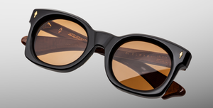 Jacques Marie Mage Elmyr Walnut Sonnenbrille in Braun - limitierte, handgefertigte Luxusbrille
