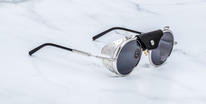 Jacques Marie Mage Sonnenbrille in Glacier in Silver - limitierte, handgefertigte Luxusbrille