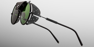 Jacques Marie Mage Sonnenbrille in Glacier in Black - limitierte, handgefertigte Luxusbrille