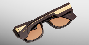 Jacques Marie Mage Dino Walnut – limitierte JMM Sonnenbrille, Rückansicht