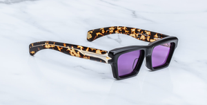 Jacques Marie Mage Melchior Amethyst Luxus Sonnenbrille - limitierte, handgefertigte Luxusbrille