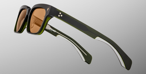 Jacques Marie Mage Molino 55 Borneo Sonnenbrille in Grün - limitierte, handgefertigte Luxusbrille aus Acetat