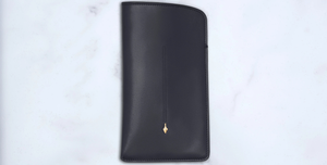 Jacques Marie Mage Circa Slip Case in Navy