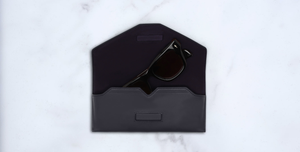 Jacques Marie Mage Circa Envelope Case in Navy