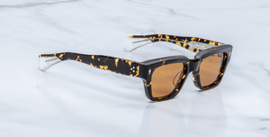 Jacques Marie Mage Fellini Tokyo Sonnenbrille in Braun - limitierte, handgefertigte Luxusbrille