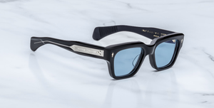 Jacques Marie Mage Fellini Obscure Sonnenbrille in Schwarz - limitierte, handgefertigte Luxusbrille