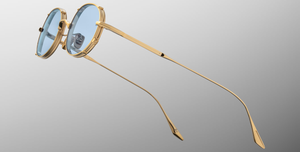 Jacques Marie Mage Violet | Ciel Sonnenbrille in Gold - limitierte, handgefertigte Luxusbrille