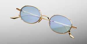 Jacques Marie Mage Violet | Ciel Sonnenbrille in Gold - limitierte, handgefertigte Luxusbrille