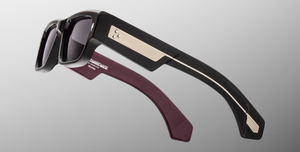 Jacques Marie Mage Engel | Bloodstone Sonnenbrille in Schwarz - limitierte, handgefertigte Luxusbrille aus Japan