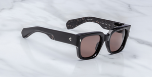 JMM Enzo Willow Luxussonnenbrille in Schwarz und braunen Gläsern in limitierter Auflage