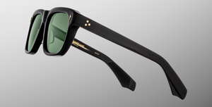 Jacques Marie Mage Yves Venom Sonnenbrille in Schwarz - limitierte, handgefertigte Luxusbrille