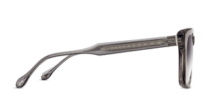 Matsuda M1040 | Grey Crystal - Luxussonnenbrille mit grauem Rahmen und grauen Gläsern handgemacht in Japan