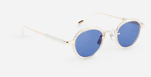 Runde Sato Lyra | RG/P-1 - luxus Sonnenbrille aus Titan, hergestellt in Japan