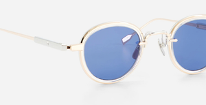 Runde Sato Lyra | RG/P-1 - luxus Sonnenbrille aus Titan, hergestellt in Japan