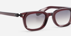 Alcor | RC/MB-1 - luxuriöse Sonnenbrille in schwarz mit grauen verlaufsgläsern, gefertigt in Japan