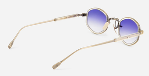 Sato Mirac | AG/HC-1 - Runde Luxus Sonnenbrille aus Titan, hergestellt in Japan