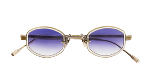 Sato Mirac | AG/HC-1 - Runde Luxus Sonnenbrille aus Titan, hergestellt in Japan