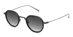 DITA Artoa.82x | Black Iron - Ink Swirl - Antique Silver Luxussonnenbrille in Grau mit grauen Gläsern