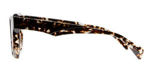 Kuboraum U1 GYH mit runde Sonnenbrille mit gelben Gläsern
