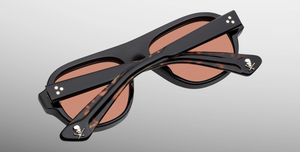 jacques marie mage the player bunker 77 noir schwarze acetatsonnenbrille mit roten gläsern