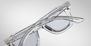 jacques marie mage eichler sulfur eckige sonnenbrille in grau mit grauen gläsern