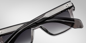 jacques marie mage molino prime eckige sonnebrille in grau mit grauen gläsern
