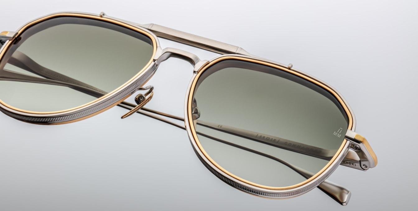 Jacques Marie Mage Commander Silver luxury sunglasses - handmade Jacques Marie Mage Commander Silver luxury sunglasses - handmade