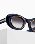 matsuda 10604H dark navy blue detail