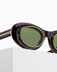 matsuda 10604H dark tortoise detail