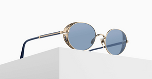 Matsuda M3137 | Brushed Gold - Navy